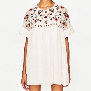 Zara Embroidered Romper